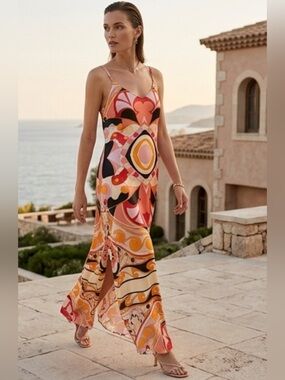 New Perry Walker Silk Blend Dress